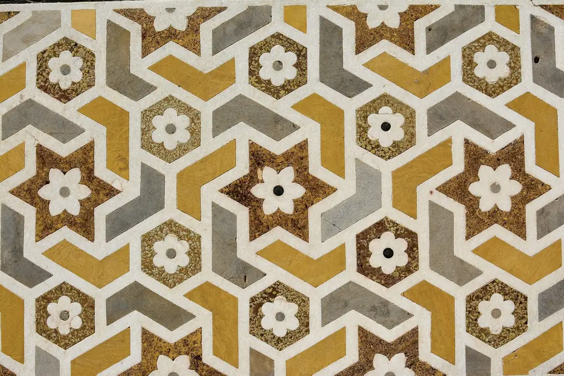 Motif géométrique islamique traditionnel